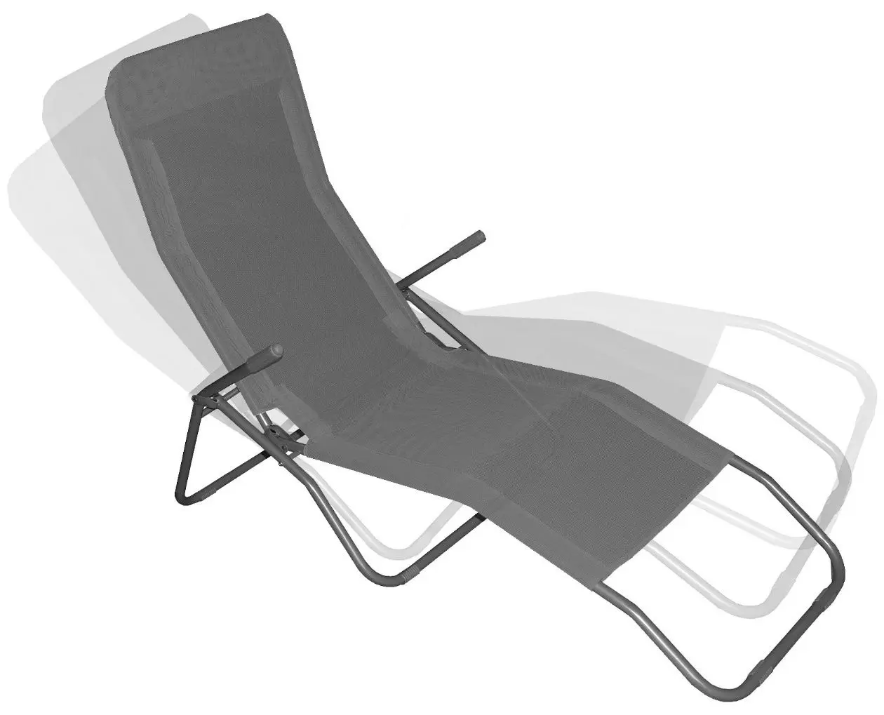 Sezlong Jumi OM-719293 (Grey)