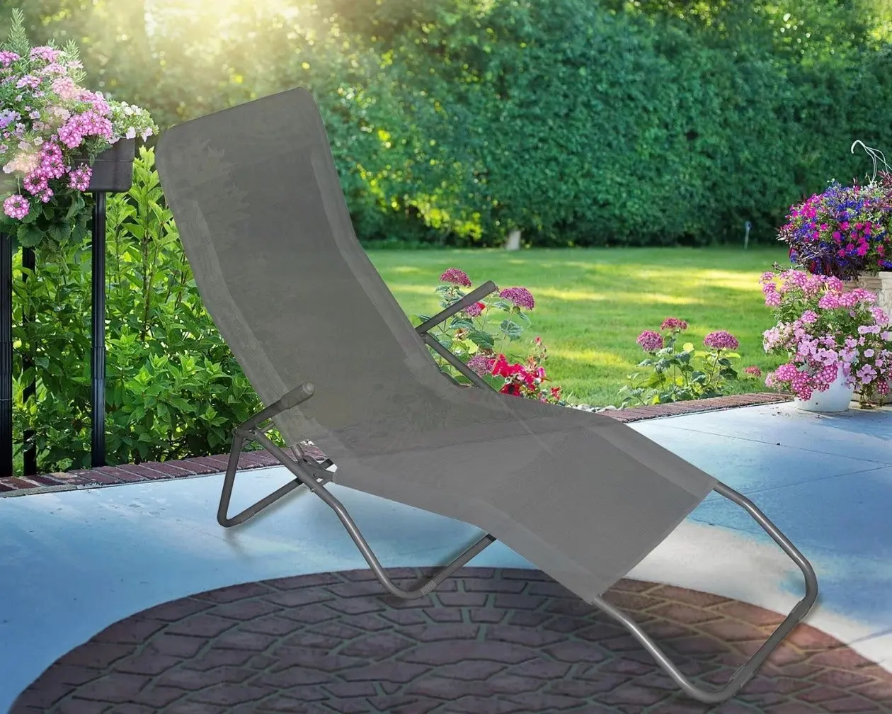 Sezlong Jumi OM-719293 (Grey)