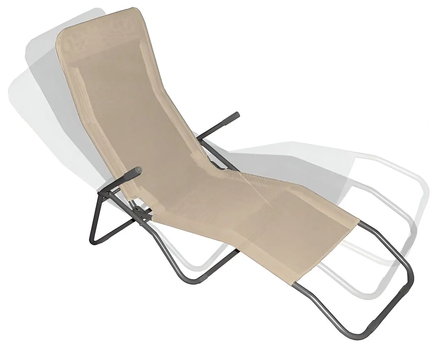 Sezlong Jumi Sloth OM-719316 (Beige/Grey)