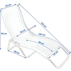 Sezlong Jumi Sloth OM-719316 (Beige/Grey) Thumb