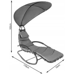 Sezlong balansoar Malatec 12115 (Gray) Thumb