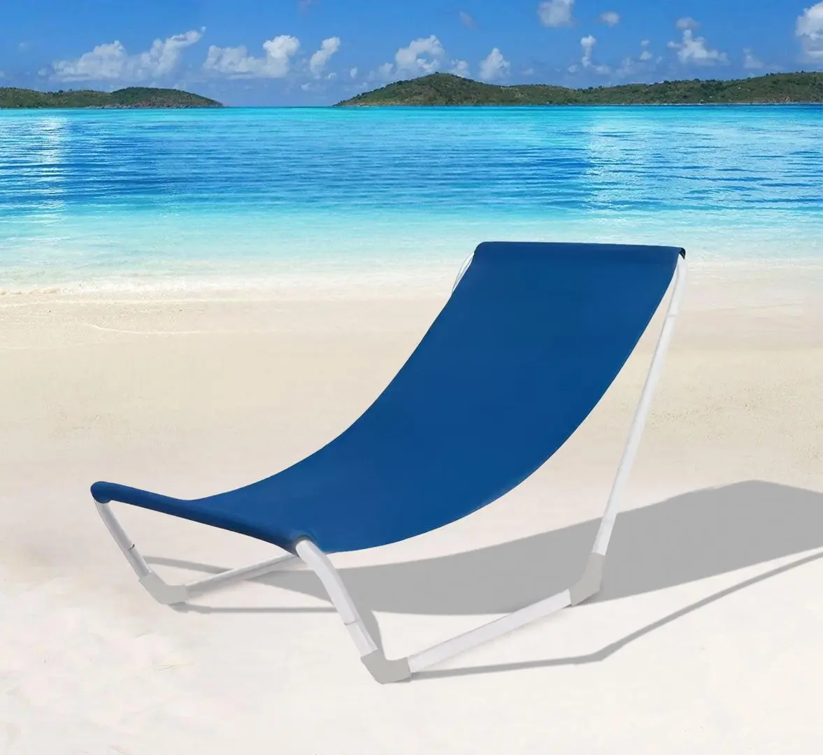 Sezlong Malatec 23563 (Blue/White)