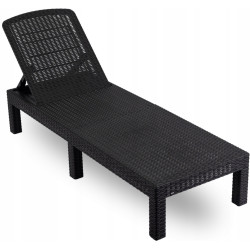 Шезлонг Mebel Elite Arizona (Black) Thumb