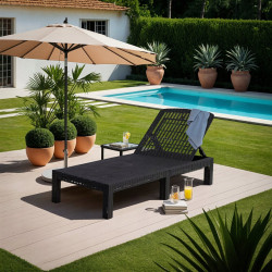 Sezlong Mebel Elite Arizona (Black)