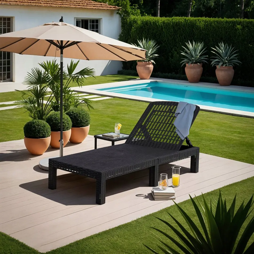 Шезлонг Mebel Elite Arizona (Black)