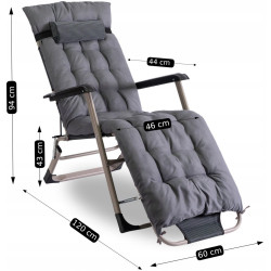 Sezlong Mebel Elite Edison (Grey) Thumb