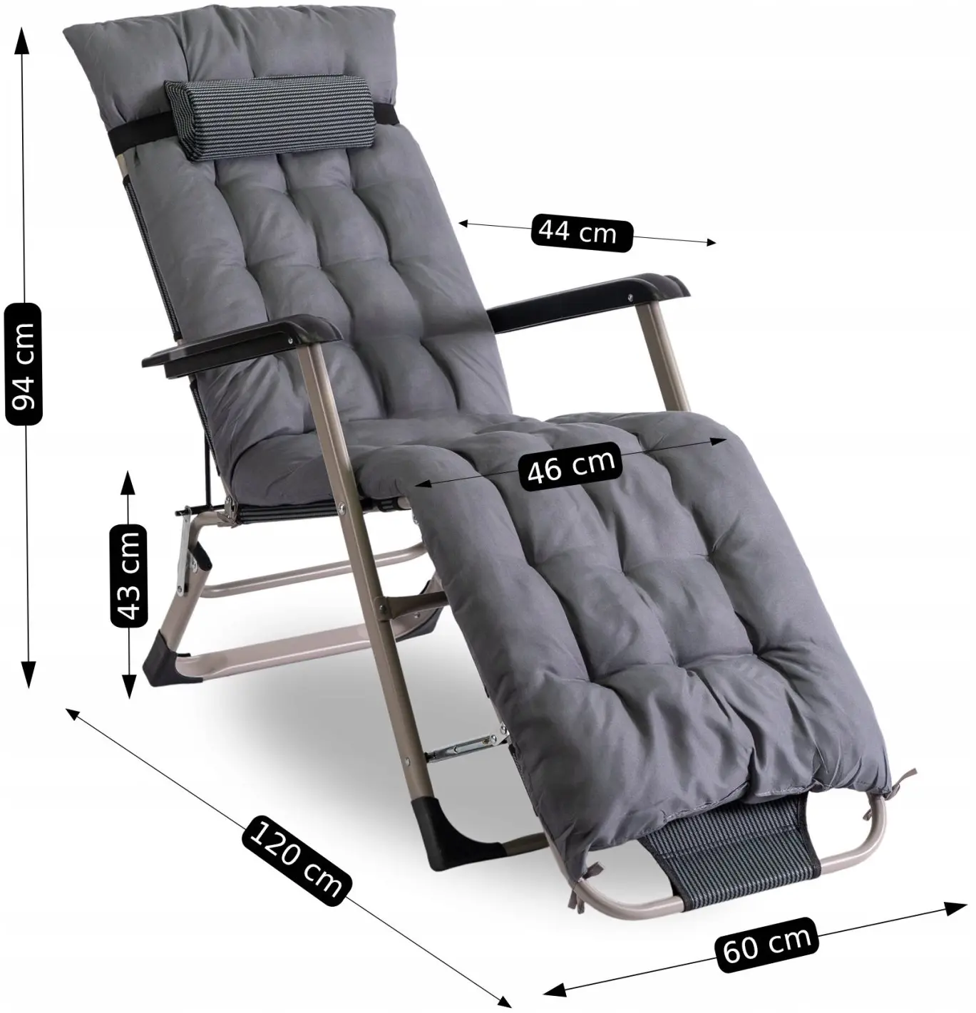 Sezlong Mebel Elite Edison (Grey) - 12