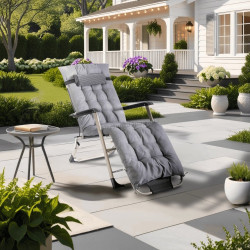 Шезлонг Mebel Elite Edison (Grey)