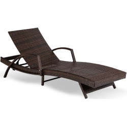 Шезлонг Mebel Elite Feliz (Brown/Beige) Thumb