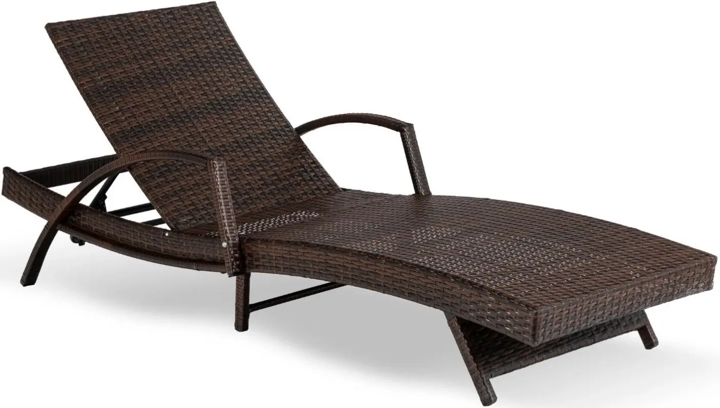 Шезлонг Mebel Elite Feliz (Brown/Beige) - 2