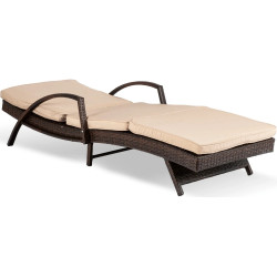 Шезлонг Mebel Elite Feliz (Brown/Beige) Thumb