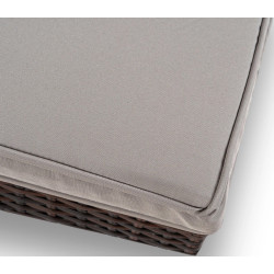 Шезлонг Mebel Elite Feliz (Brown/Grey) Thumb