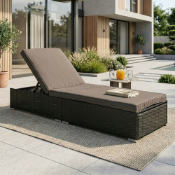 Sezlong Mebel Elite Largo (Brown/Black)