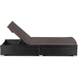 Шезлонг Mebel Elite Largo (Brown/Black) Thumb