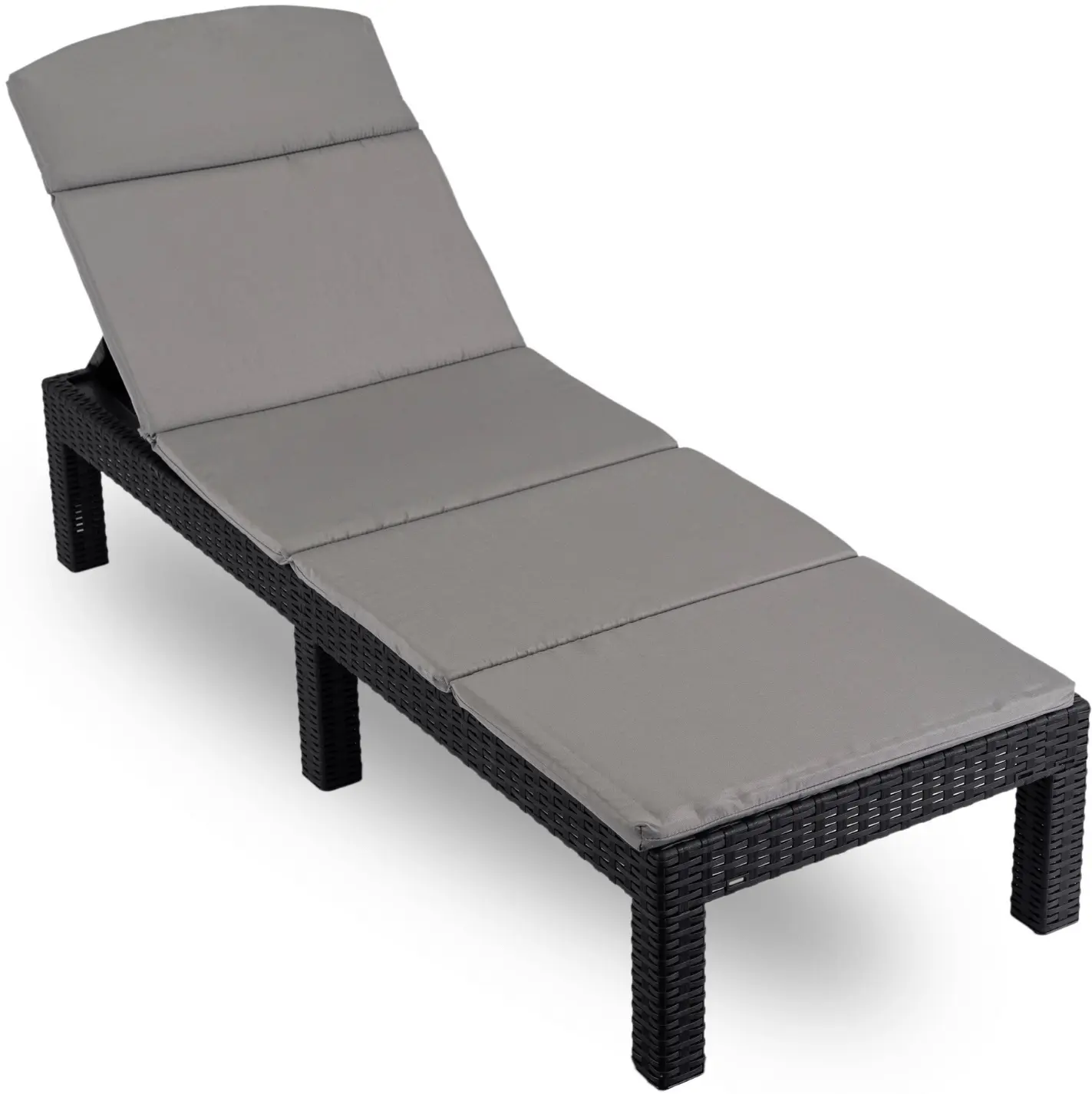 Шезлонг Mebel Elite Luizjana (Black/Grey) - 2