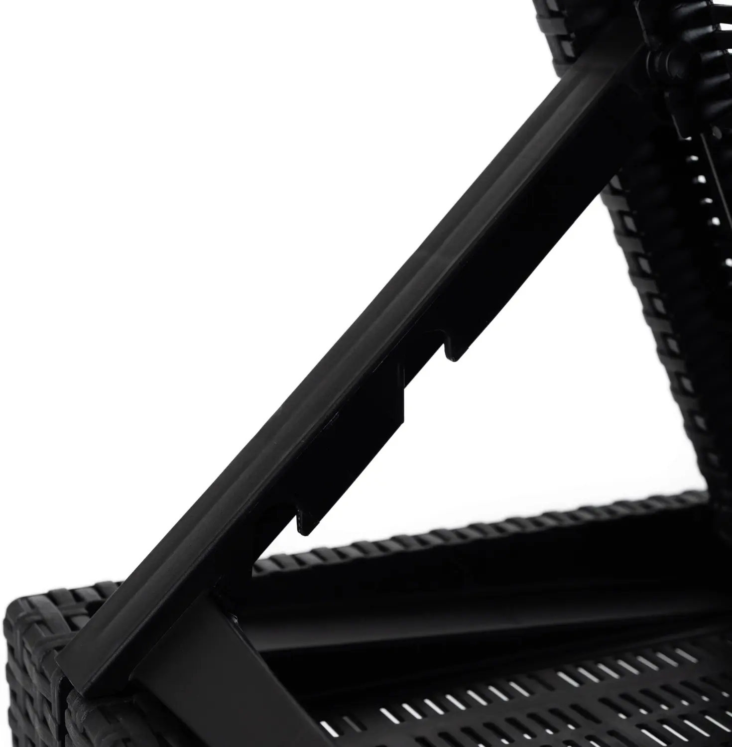 Шезлонг Mebel Elite Luizjana (Black/Grey) - 5