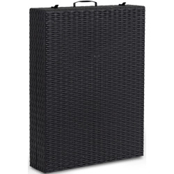 Шезлонг Mebel Elite Luizjana (Black/Grey) Thumb