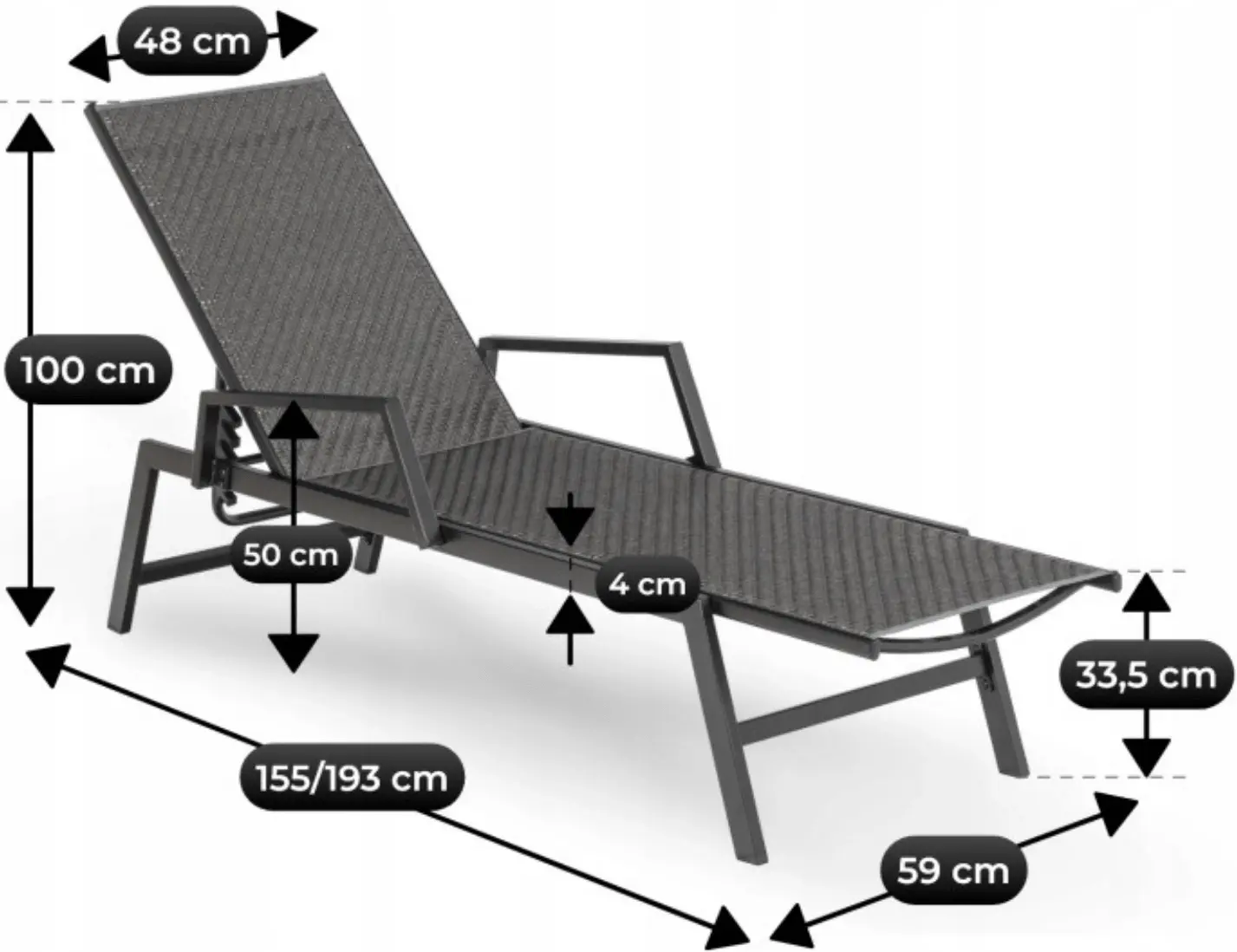 Sezlong Mebel Elite Roule (Black) - 7