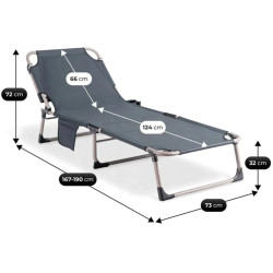 Sezlong Mebel Elite Saturn (Gray) Thumb