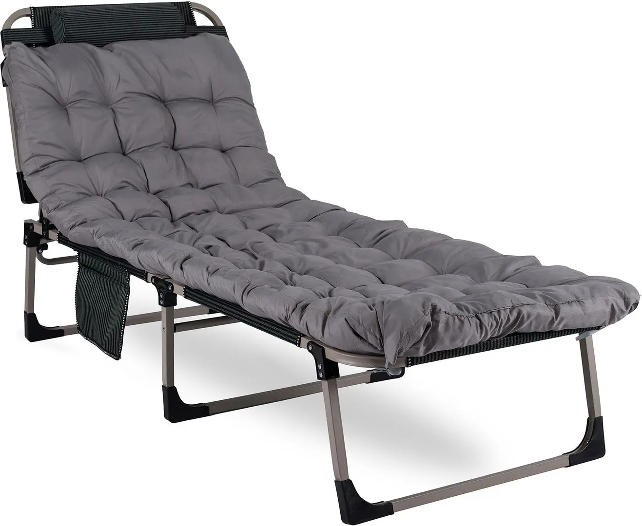 Шезлонг Mebel Elite Venus (Grey/Black)