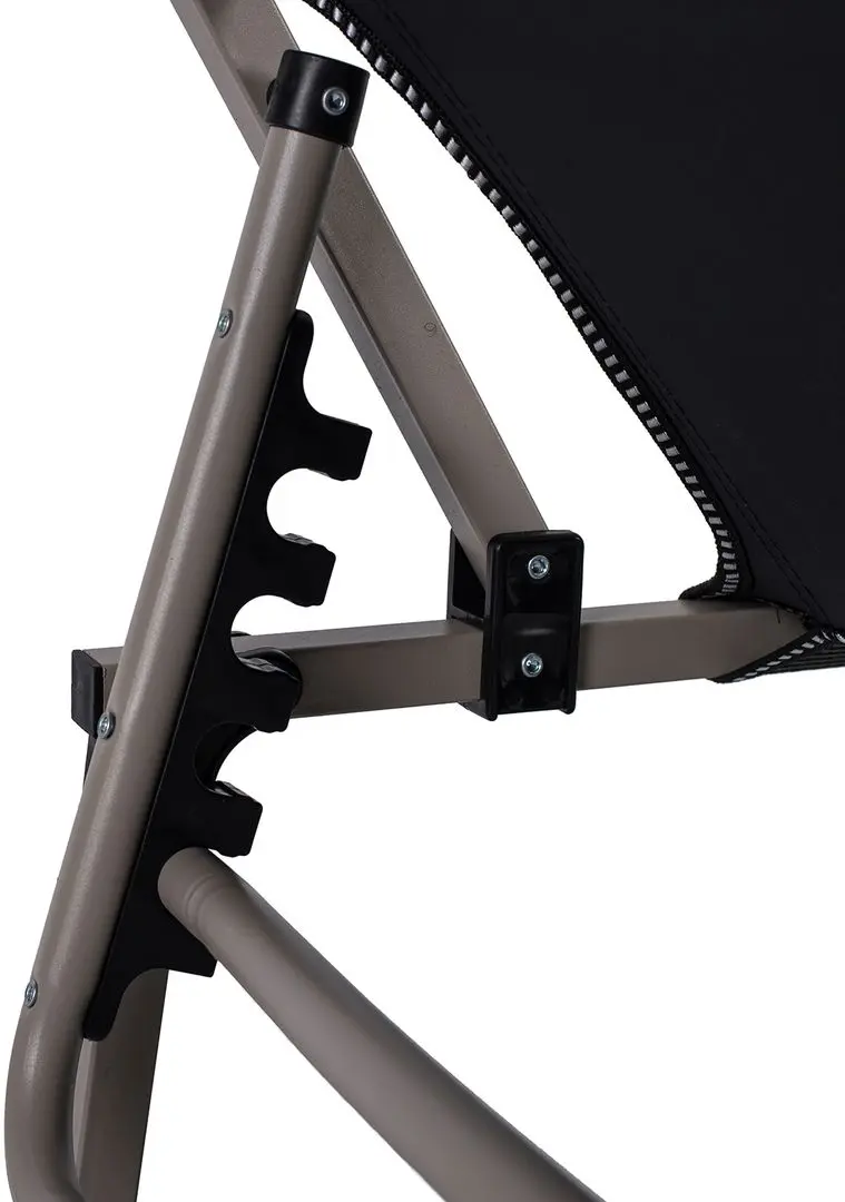 Шезлонг Mebel Elite Venus (Grey/Black)