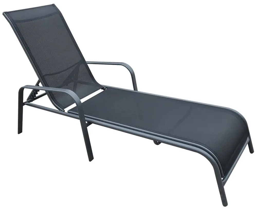 Sezlong Mobhaus Atreo (Black/Gray)