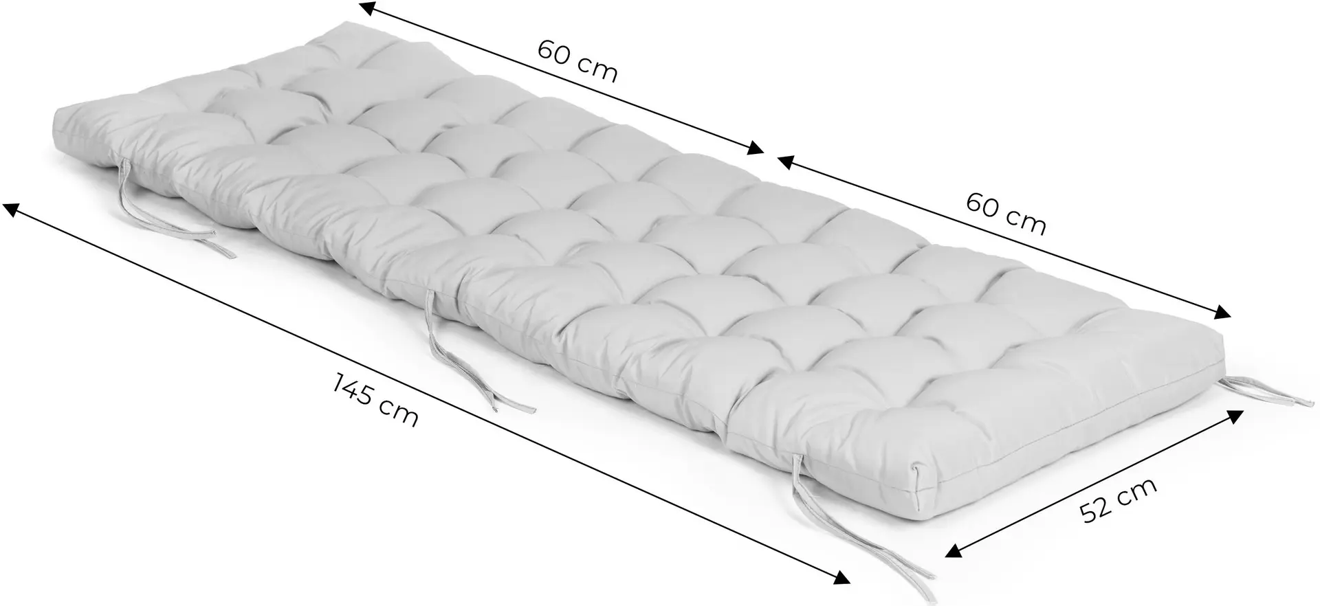 Saltea pentru sezlong Modern Home FC-010 (Grey)