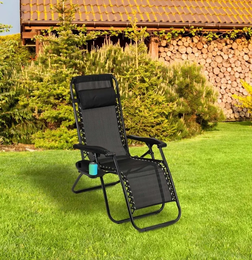 Шезлонг Modern Home KJF010CZ (Black)