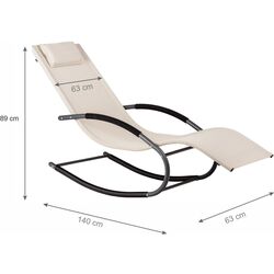 Sezlong Modern Home PL058 (Beige) Thumb