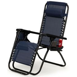 Sezlong Modern Home Zero Gravity ZRL009 (Dark Blue/Black) Thumb