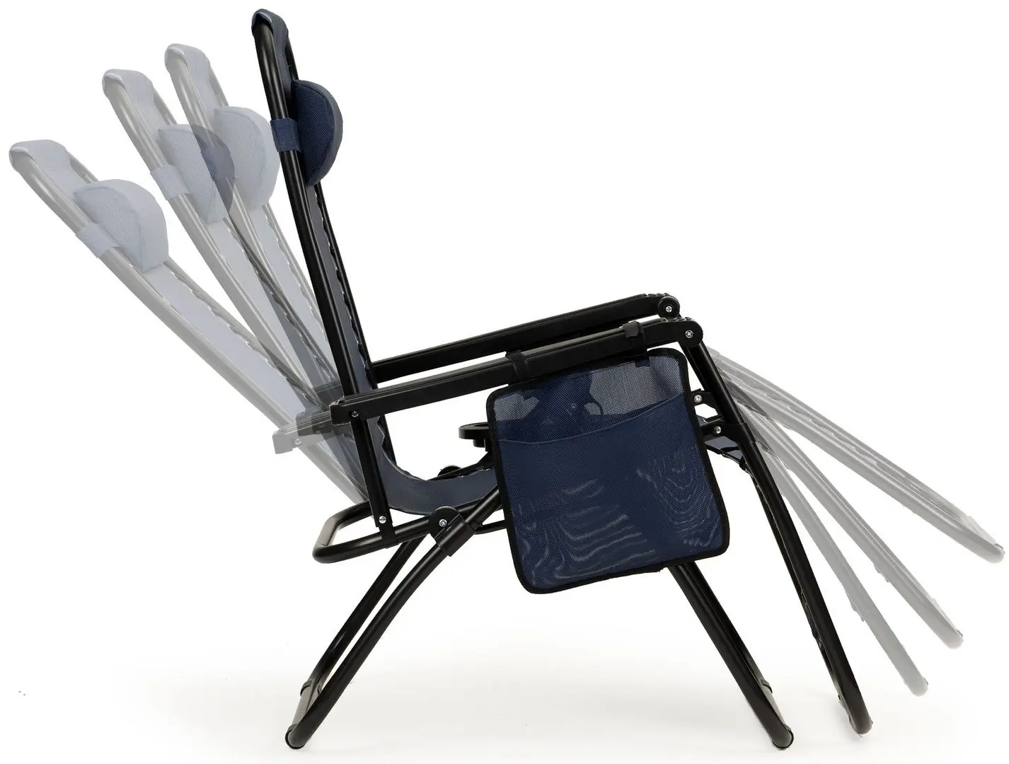 Sezlong Modern Home Zero Gravity ZRL009 (Dark Blue/Black)