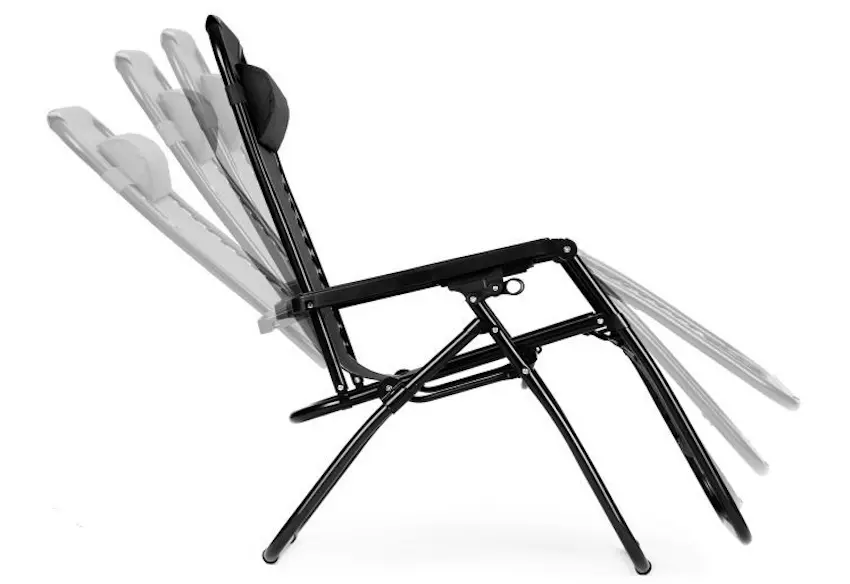 Шезлонг Modern Home ZRL009 (Black) - 4