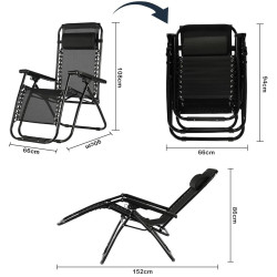 Шезлонг Modern Home ZRL009 (Grey) Thumb