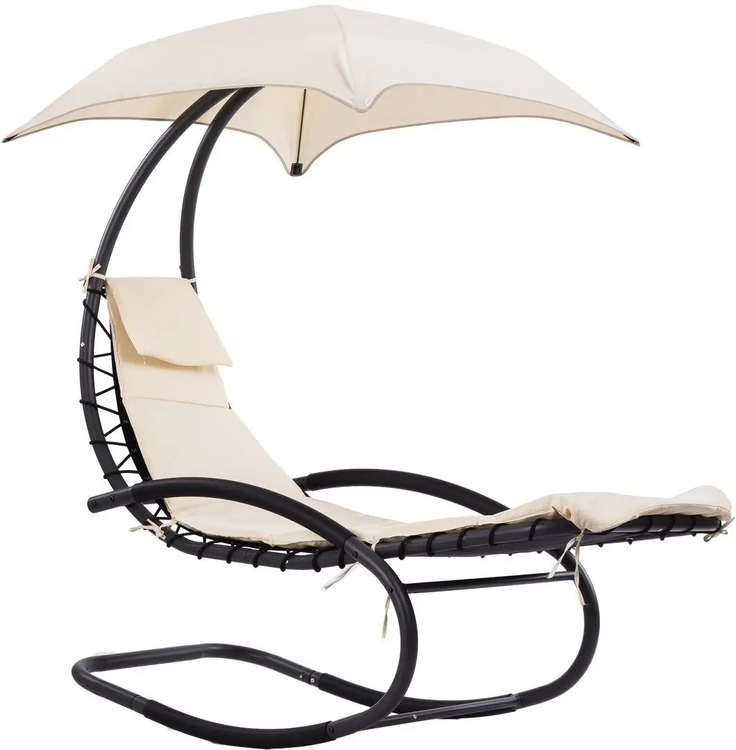 Sezlong cu copertina Modern Home PH158A (Beige)