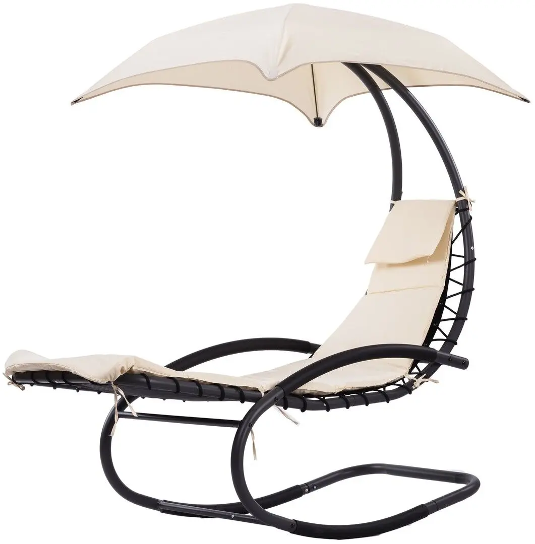 Sezlong cu copertina Modern Home PH158A (Beige)