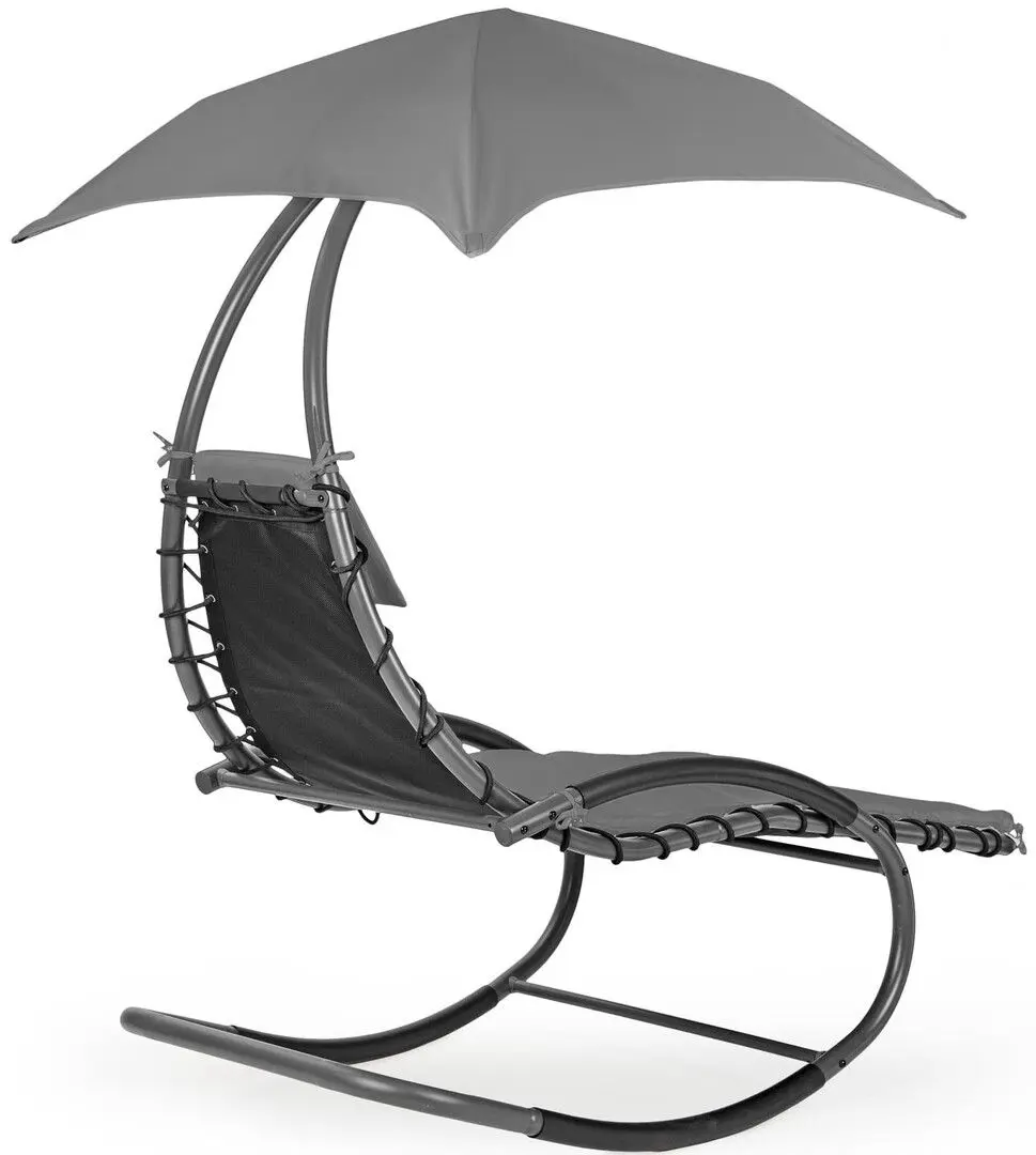 Sezlong cu copertina Modern Home PH158A (Grey)