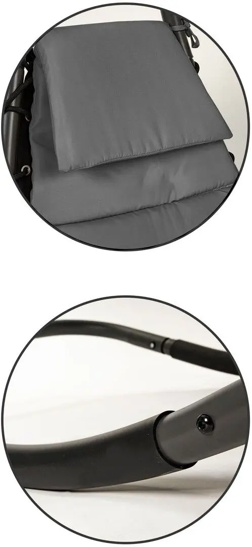 Sezlong cu copertina Modern Home PH158A (Grey)