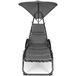 Sezlong cu copertina Modern Home PH158C (Grey) Thumb