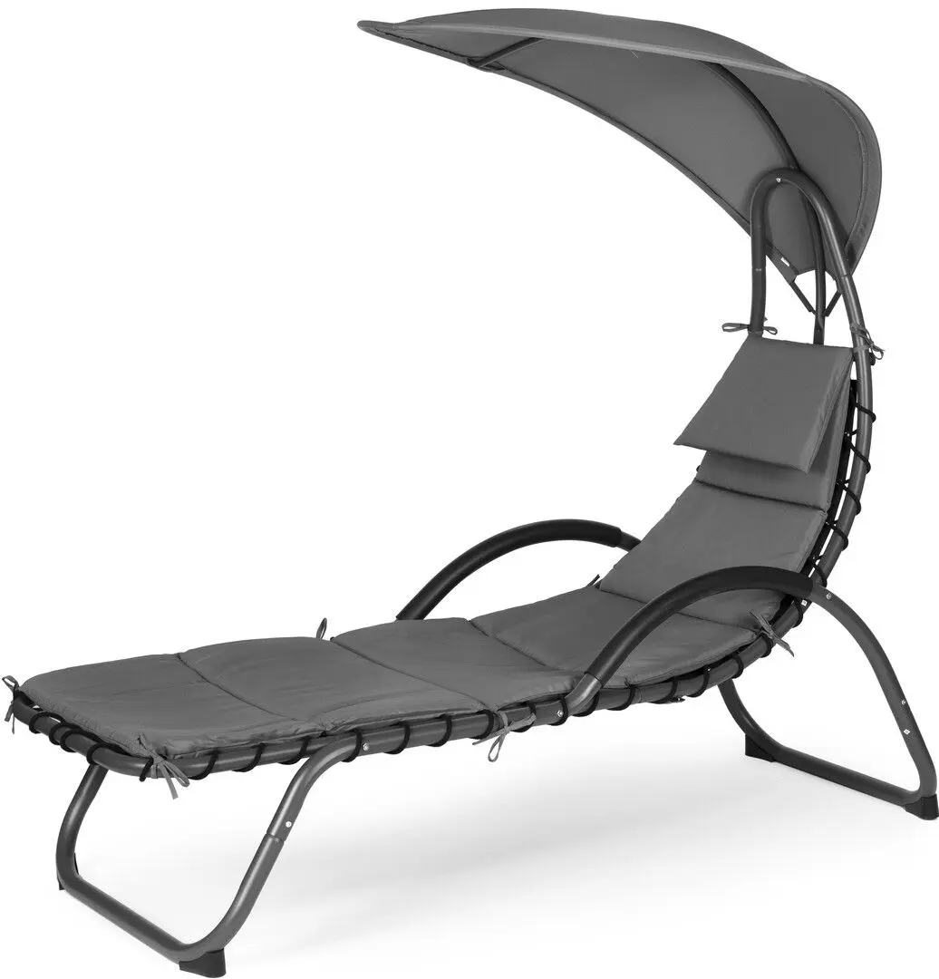 Sezlong cu copertina Modern Home PH158C (Grey)