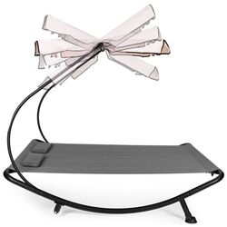 Шезлонг с тентом Modern Home SN-L0022B (Grey/Black/Beige) Thumb