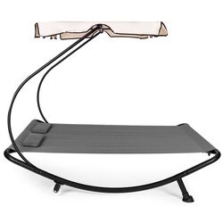 Шезлонг с тентом Modern Home SN-L0022B (Grey/Black/Beige) Thumb