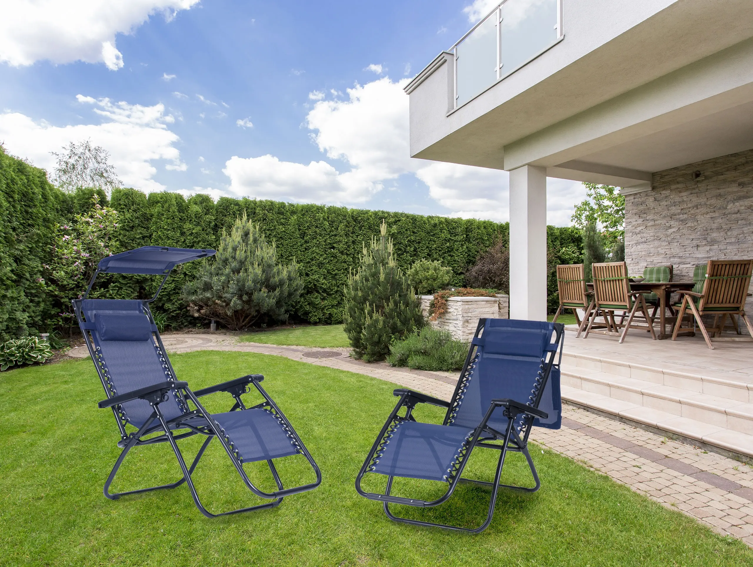 Sezlong Multi Garden ZRL009-R (Dark Blue) - 6