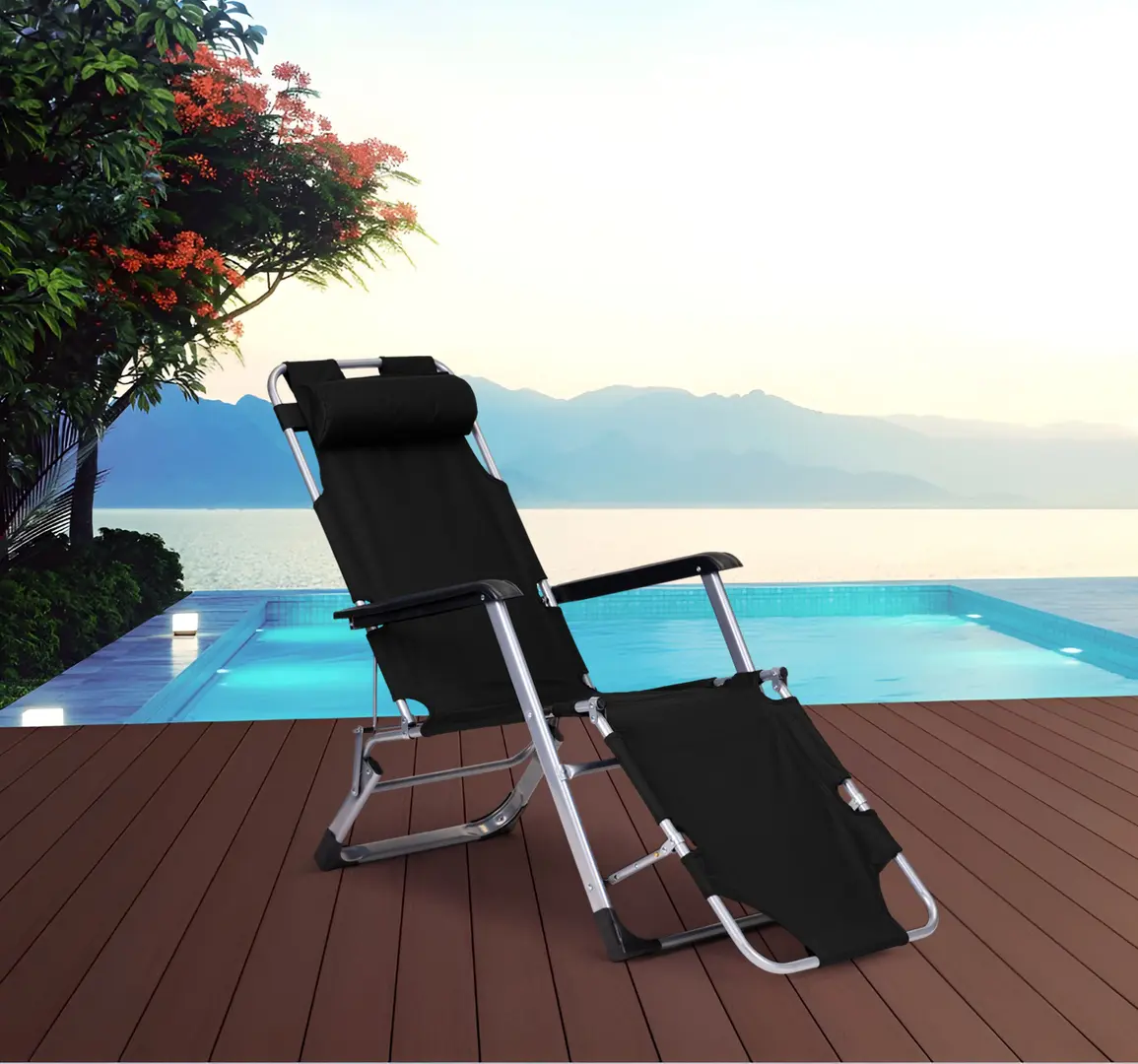 Шезлонг Multi Garden ZRL010F (Black)