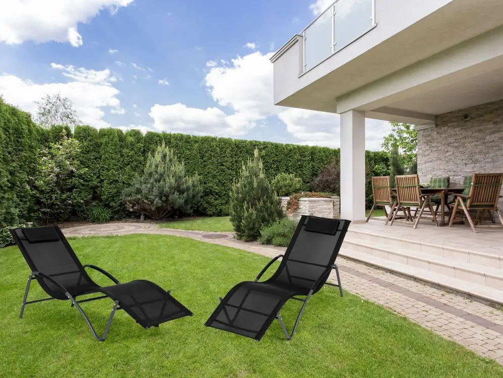 Sezlong MultiGarden LG033 (Grey/Black)