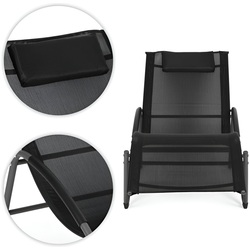 Sezlong MultiGarden LG033 (Grey/Black) Thumb