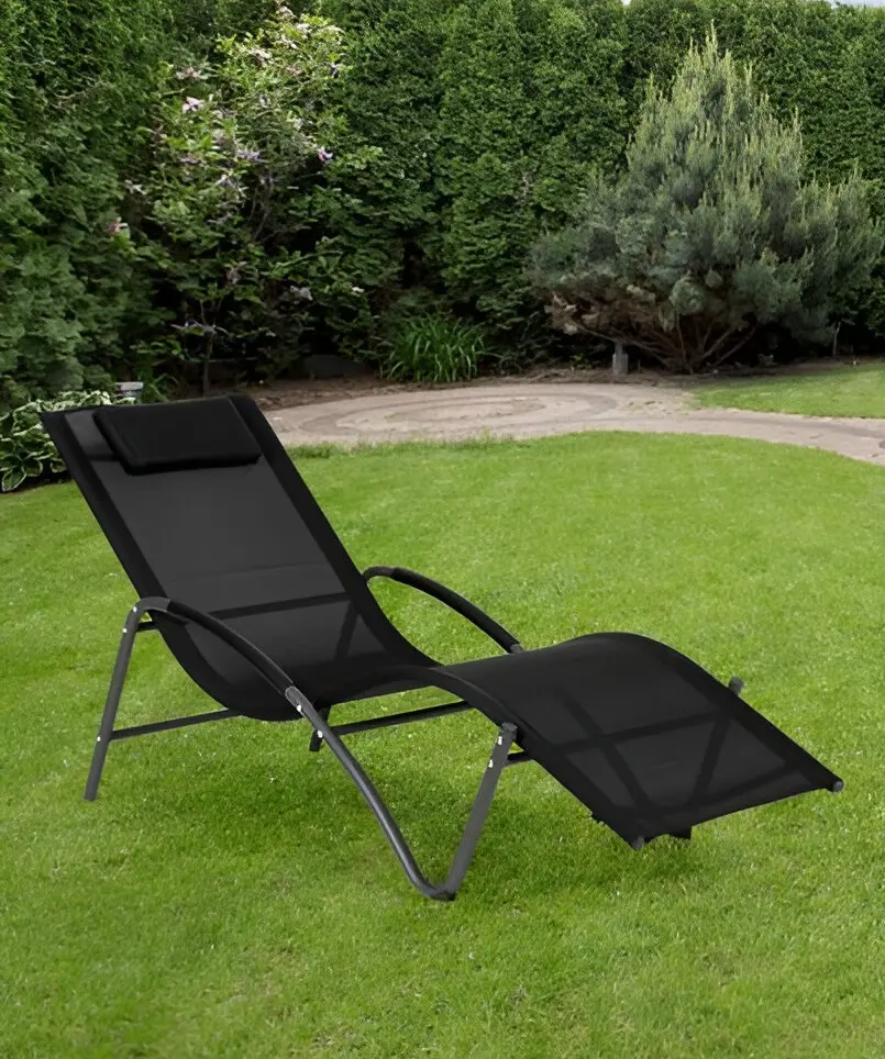 Sezlong MultiGarden LG033 (Grey/Black)