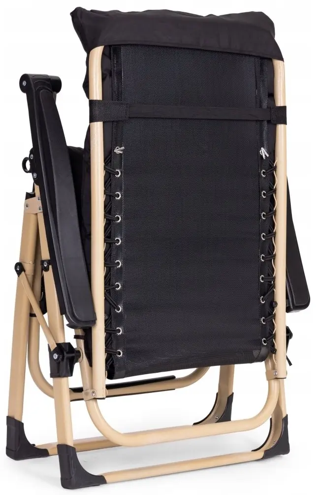 Шезлонг MultiGarden ZRL009-C-20-1 (Black/Gold) - 4