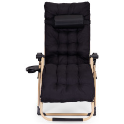 Шезлонг MultiGarden ZRL009-C-20-1 (Black/Gold) Thumb