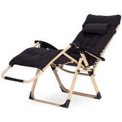 Шезлонг MultiGarden ZRL009-C-20-1 (Black/Gold) Thumb