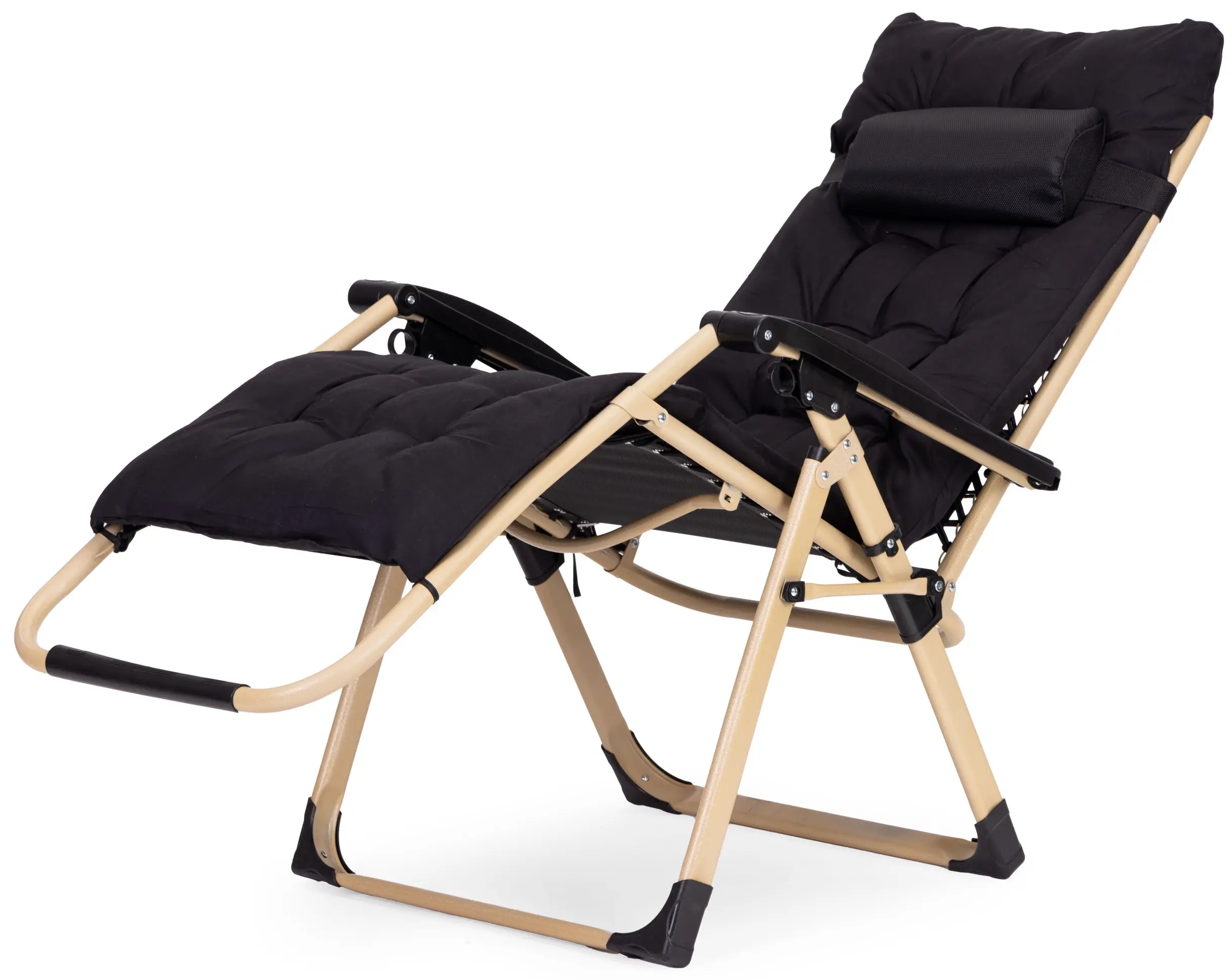 Шезлонг MultiGarden ZRL009-C-20-1 (Black/Gold) - 8
